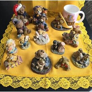 12 Various "Bears" for Your Collection! Plus Bear Cup & Bear Foot Cup Holder.